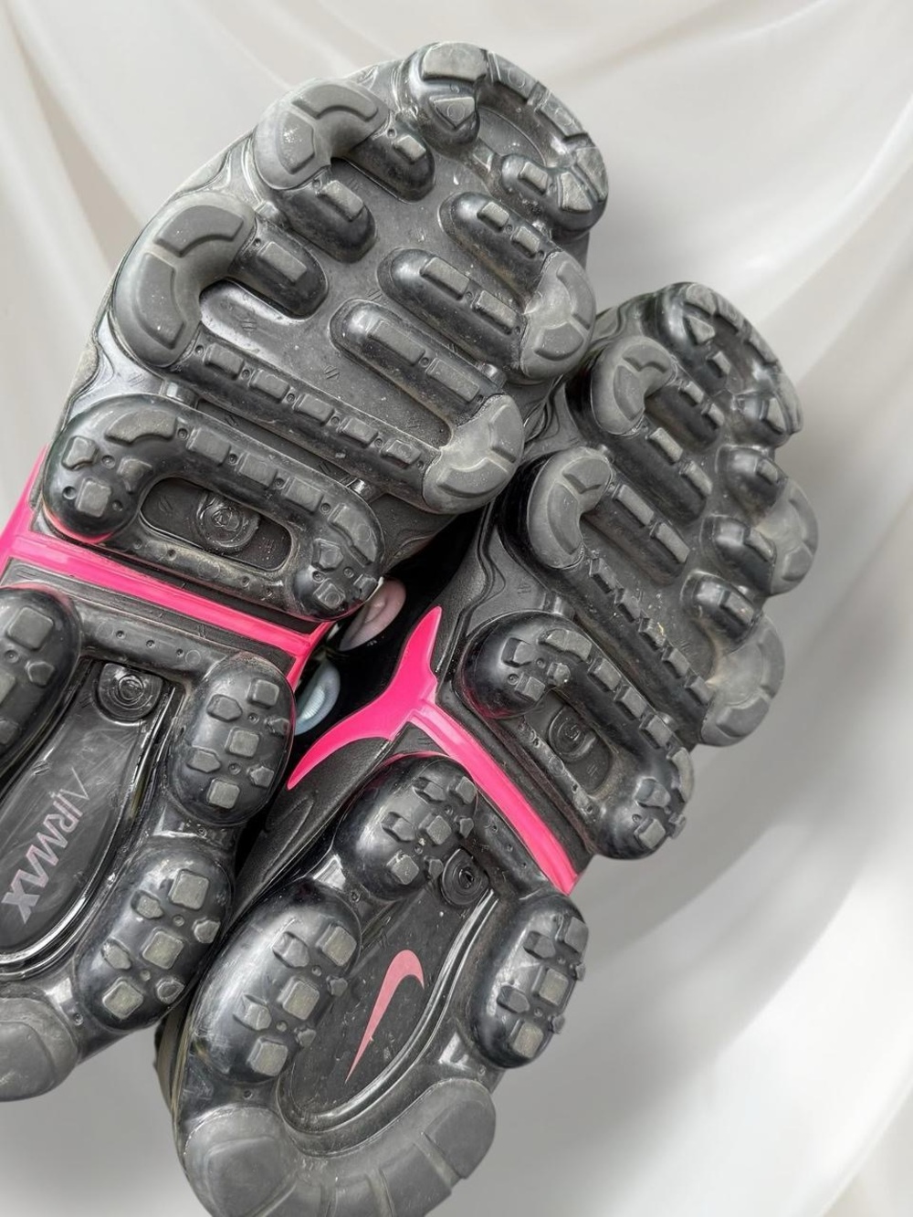 Nike Ombre Pink to Blue VaporMax Plus Sneakers with Black Accents - Picture 5 of 6